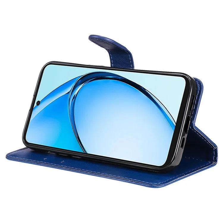 KT Leather Series-2 for Oppo A60 4G Leather Case Solid Color Shockproof Phone Cover