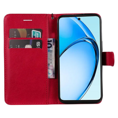 KT Leather Series-2 for Oppo A60 4G Leather Case Solid Color Shockproof Phone Cover