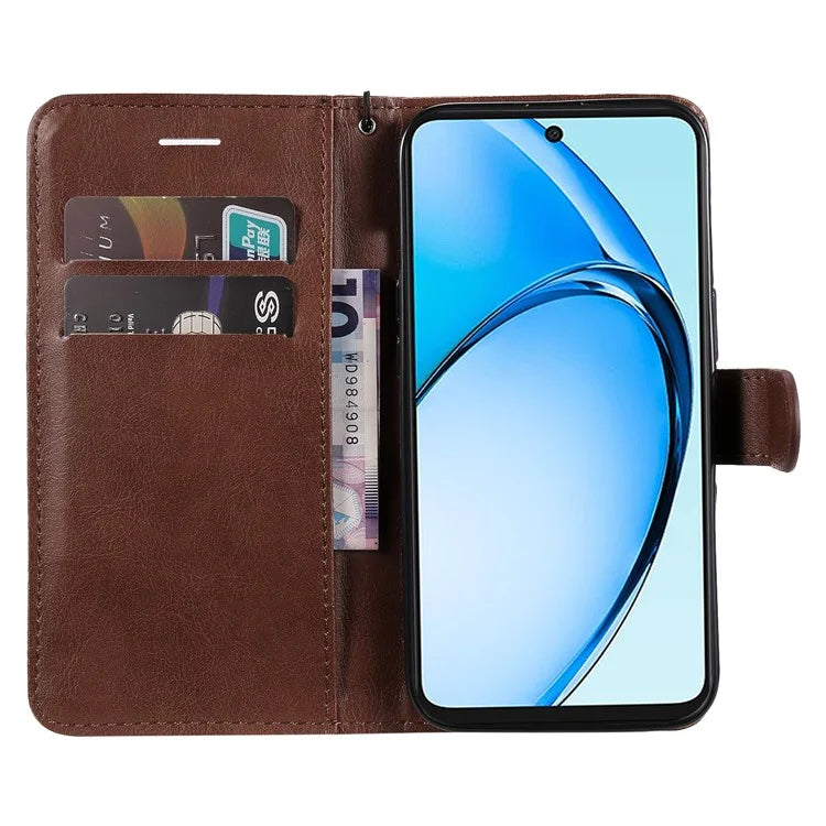 KT Leather Series-2 for Oppo A60 4G Leather Case Solid Color Shockproof Phone Cover