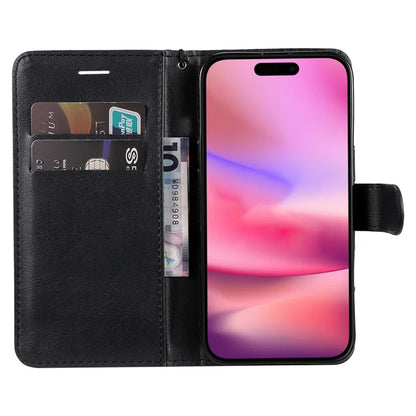 KT Leather Series-2 for iPhone 16 Case Card Slots Wallet Phone Leather Cover