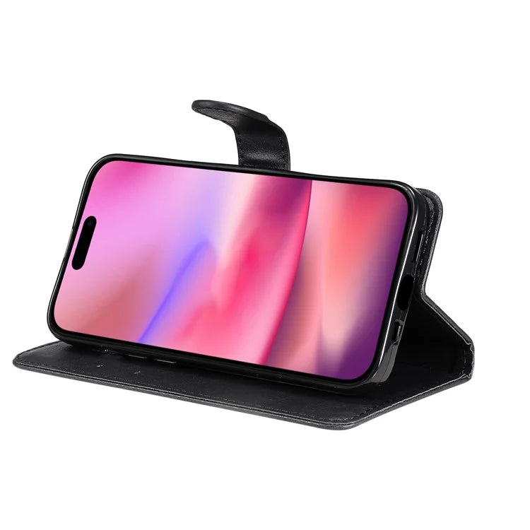 KT Leather Series-2 for iPhone 16 Case Card Slots Wallet Phone Leather Cover