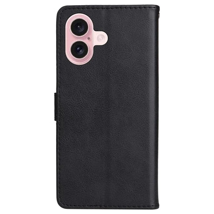 KT Leather Series-2 for iPhone 16 Case Card Slots Wallet Phone Leather Cover