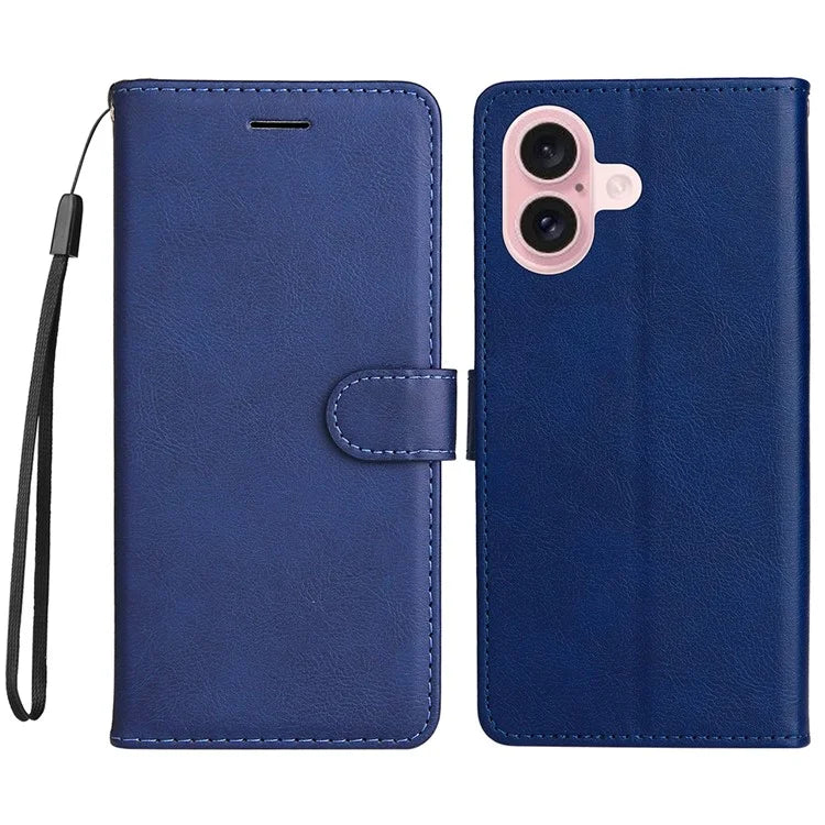 KT Leather Series-2 for iPhone 16 Case Card Slots Wallet Phone Leather Cover