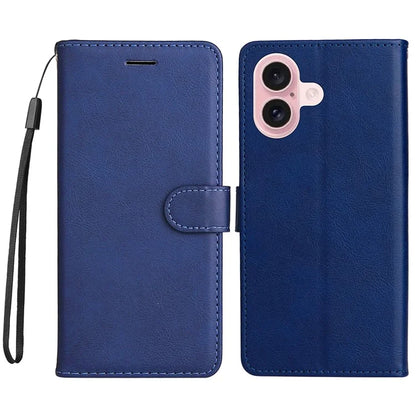 KT Leather Series-2 for iPhone 16 Case Card Slots Wallet Phone Leather Cover