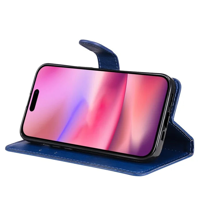 KT Leather Series-2 for iPhone 16 Case Card Slots Wallet Phone Leather Cover