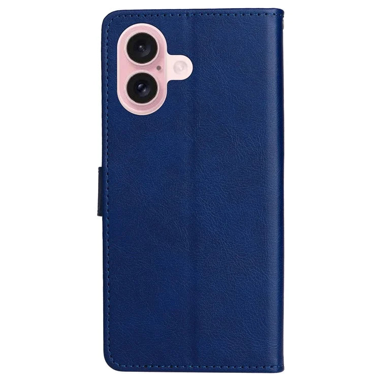 KT Leather Series-2 for iPhone 16 Case Card Slots Wallet Phone Leather Cover