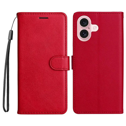 KT Leather Series-2 for iPhone 16 Case Card Slots Wallet Phone Leather Cover