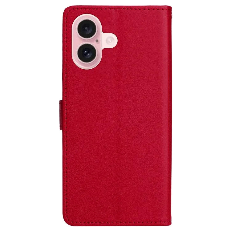 KT Leather Series-2 for iPhone 16 Case Card Slots Wallet Phone Leather Cover