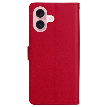 KT Leather Series-2 for iPhone 16 Case Card Slots Wallet Phone Leather Cover