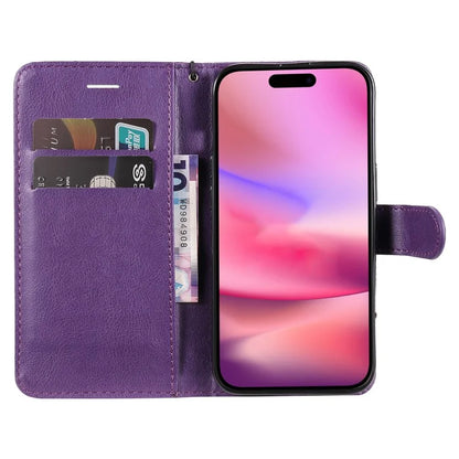KT Leather Series-2 for iPhone 16 Case Card Slots Wallet Phone Leather Cover