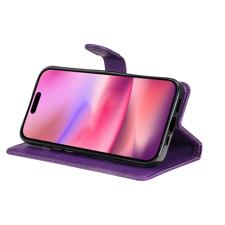 KT Leather Series-2 for iPhone 16 Case Card Slots Wallet Phone Leather Cover