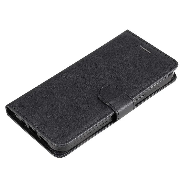 KT Leather Series-2 for iPhone 16 Pro Protective Case Solid Color Leather Phone Cover