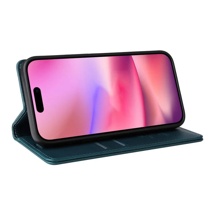 YIKATU YK-001 For iPhone 16 Case PU Leather Stand Wallet Protective Phone Cover