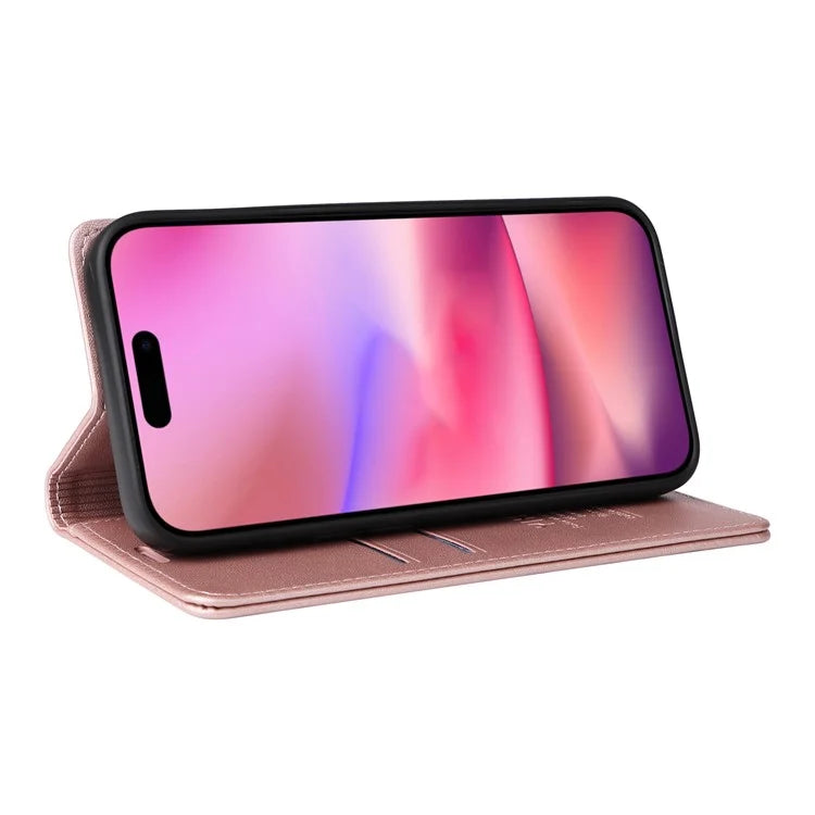 YIKATU YK-001 For iPhone 16 Case PU Leather Stand Wallet Protective Phone Cover