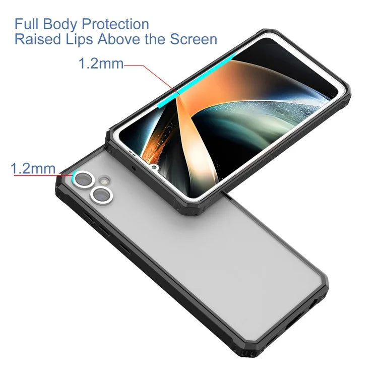 For Samsung Galaxy A05 4G Case Anti-Drop PC+TPU Phone Cover