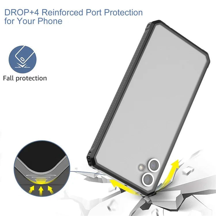 For Samsung Galaxy A05 4G Case Anti-Drop PC+TPU Phone Cover