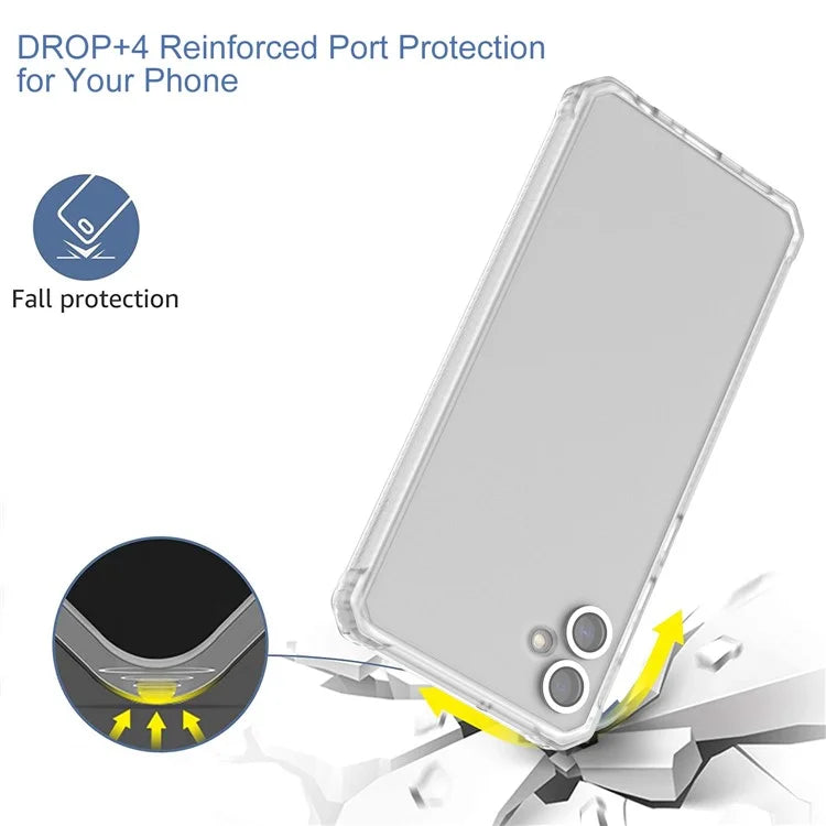 For Samsung Galaxy A05 4G Case Anti-Drop PC+TPU Phone Cover