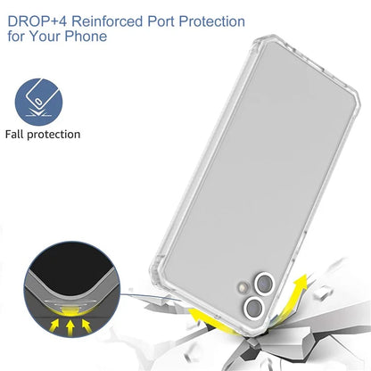 For Samsung Galaxy A05 4G Case Anti-Drop PC+TPU Phone Cover