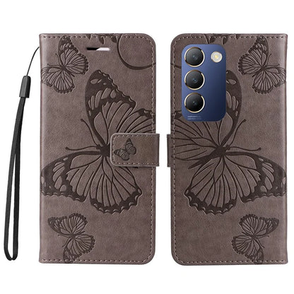 KT Imprinting Flower Series-2 For vivo V40 SE 5G / Y100 5G (Indonesia) / Y200e 5G / V30 Lite 5G (India) Phone Case