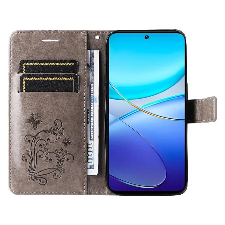 KT Imprinting Flower Series-2 For vivo V40 SE 5G / Y100 5G (Indonesia) / Y200e 5G / V30 Lite 5G (India) Phone Case