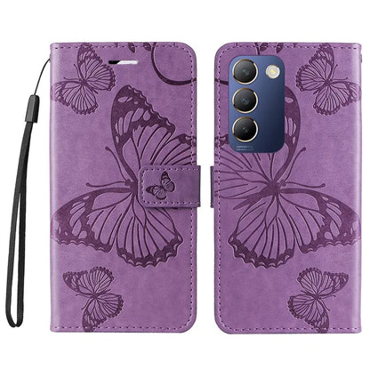 KT Imprinting Flower Series-2 For vivo V40 SE 5G / Y100 5G (Indonesia) / Y200e 5G / V30 Lite 5G (India) Phone Case