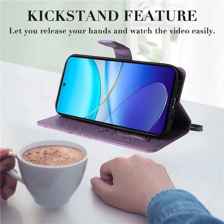 KT Imprinting Flower Series-2 For vivo V40 SE 5G / Y100 5G (Indonesia) / Y200e 5G / V30 Lite 5G (India) Phone Case