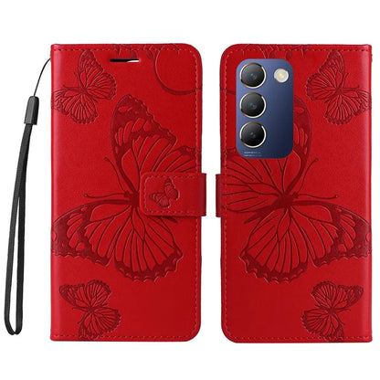 KT Imprinting Flower Series-2 For vivo V40 SE 5G / Y100 5G (Indonesia) / Y200e 5G / V30 Lite 5G (India) Phone Case