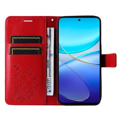 KT Imprinting Flower Series-2 For vivo V40 SE 5G / Y100 5G (Indonesia) / Y200e 5G / V30 Lite 5G (India) Phone Case