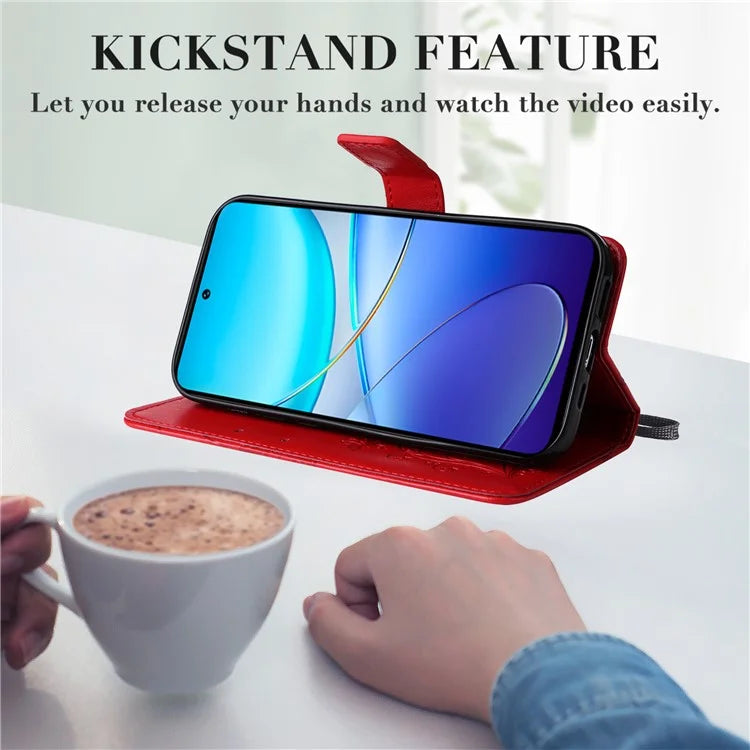 KT Imprinting Flower Series-2 For vivo V40 SE 5G / Y100 5G (Indonesia) / Y200e 5G / V30 Lite 5G (India) Phone Case