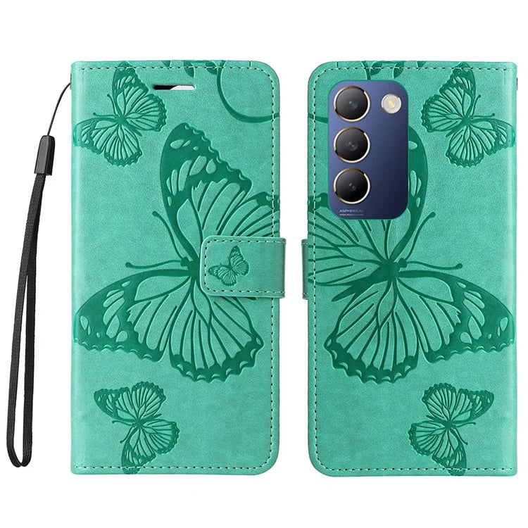 KT Imprinting Flower Series-2 For vivo V40 SE 5G / Y100 5G (Indonesia) / Y200e 5G / V30 Lite 5G (India) Phone Case