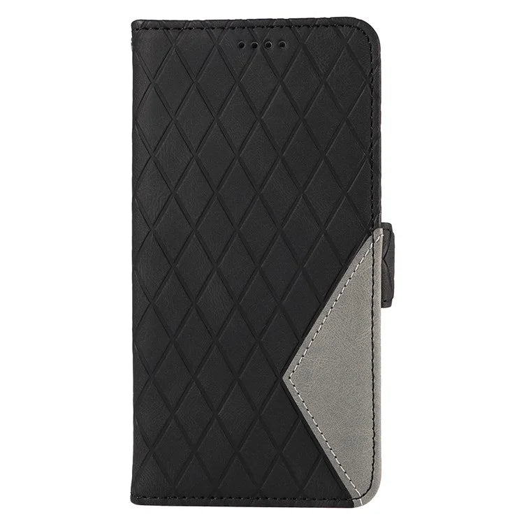 For OnePlus Nord CE4 5G Case Rhombus Grid Leather Wallet Phone Cover