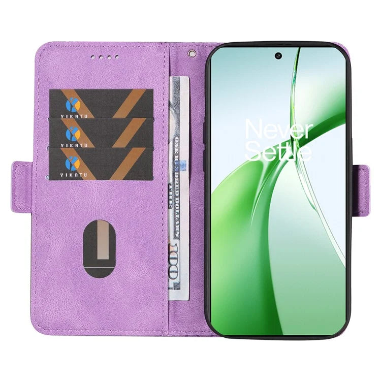 For OnePlus Nord CE4 5G Case Rhombus Grid Leather Wallet Phone Cover