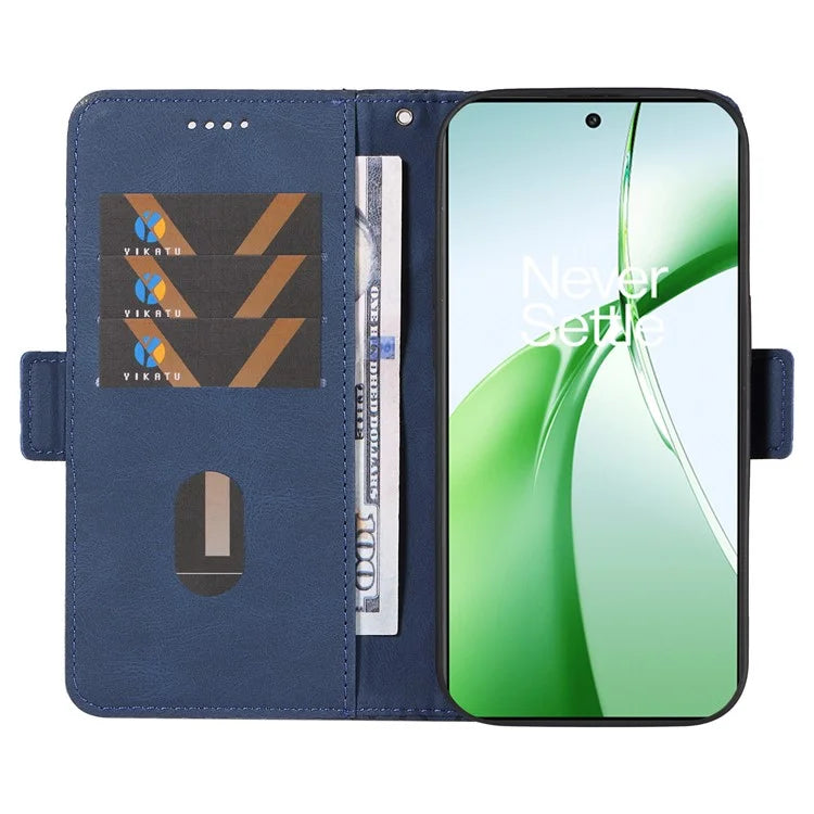 For OnePlus Nord CE4 5G Case Rhombus Grid Leather Wallet Phone Cover