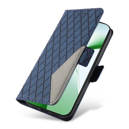 For OnePlus Nord CE4 5G Case Rhombus Grid Leather Wallet Phone Cover