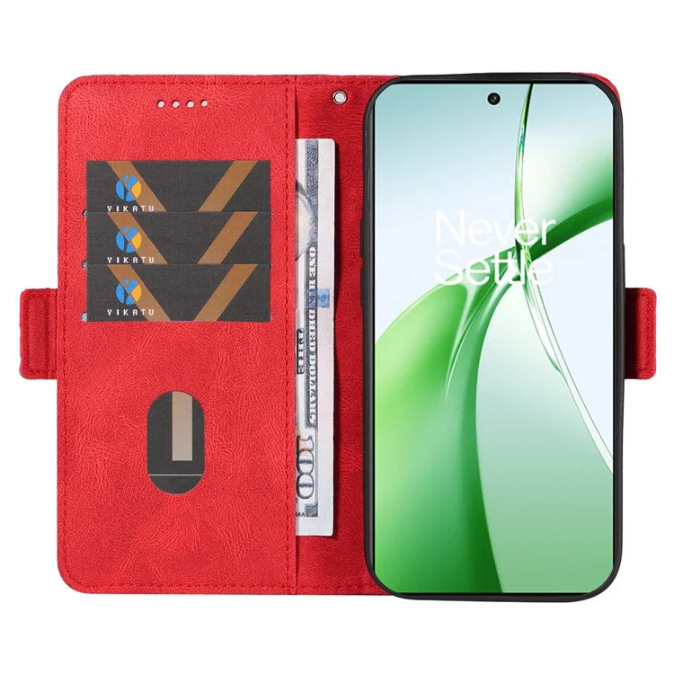 For OnePlus Nord CE4 5G Case Rhombus Grid Leather Wallet Phone Cover