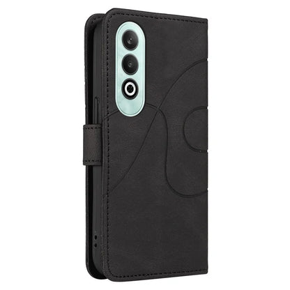 For OnePlus Nord CE4 5G Case Wallet Stand PU Leather Curved Line Phone Cover