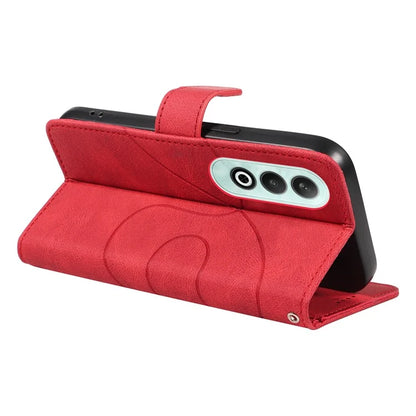 For OnePlus Nord CE4 5G Case Wallet Stand PU Leather Curved Line Phone Cover