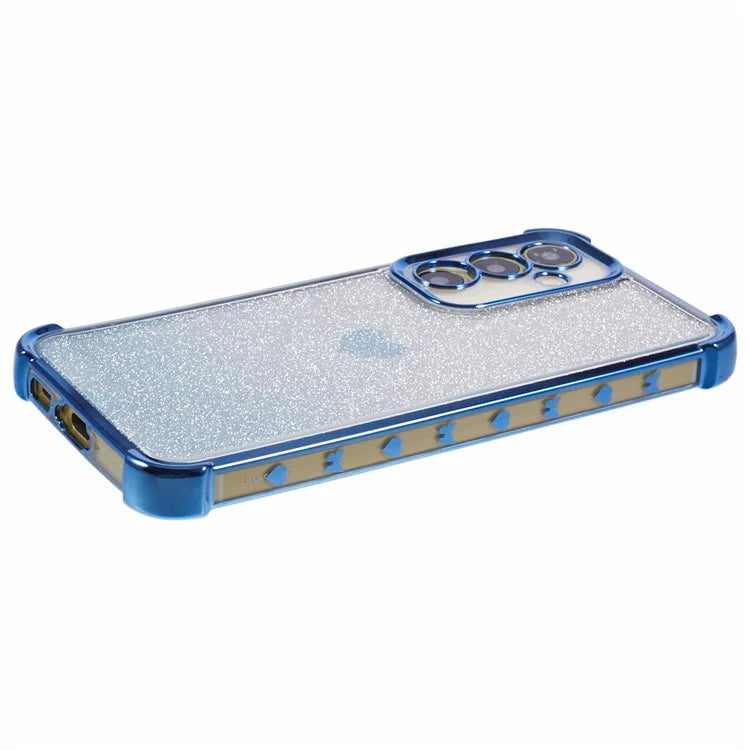 For Samsung Galaxy A34 5G Case Heart Pattern Drop Protection Glitter TPU Phone Cover