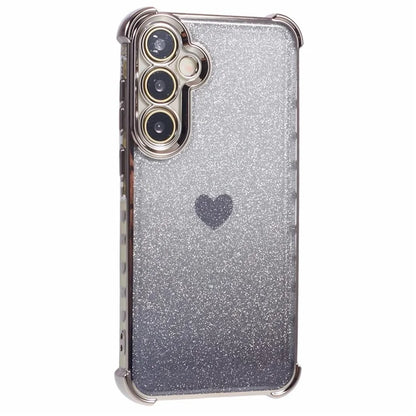 For Samsung Galaxy A35 5G Phone Case Drop Protection Heart Pattern Thicken 4-Corner TPU Cover