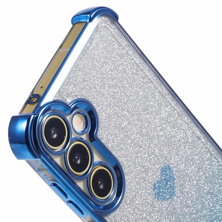 For Samsung Galaxy A35 5G Phone Case Drop Protection Heart Pattern Thicken 4-Corner TPU Cover