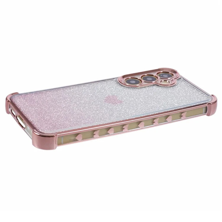 For Samsung Galaxy A35 5G Phone Case Drop Protection Heart Pattern Thicken 4-Corner TPU Cover