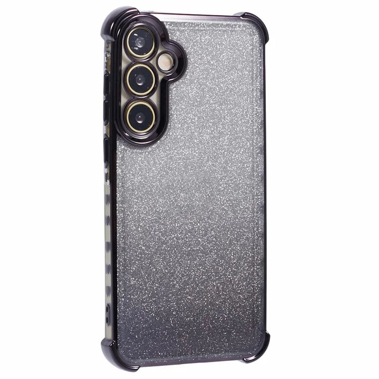 For Samsung Galaxy A25 5G (Global) (161.0 X 76.5 X 8.3mm) Case Glitter Gradient Phone Cover Love Heart Pattern Frame