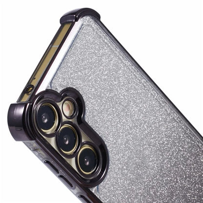 For Samsung Galaxy A25 5G (Global) (161.0 X 76.5 X 8.3mm) Case Glitter Gradient Phone Cover Love Heart Pattern Frame