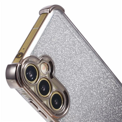 For Samsung Galaxy A25 5G (Global) (161.0 X 76.5 X 8.3mm) Case Glitter Gradient Phone Cover Love Heart Pattern Frame