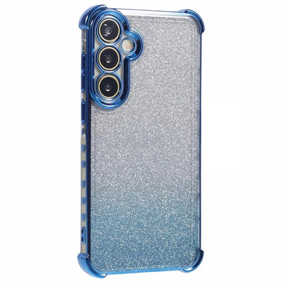 For Samsung Galaxy A25 5G (Global) (161.0 X 76.5 X 8.3mm) Case Glitter Gradient Phone Cover Love Heart Pattern Frame