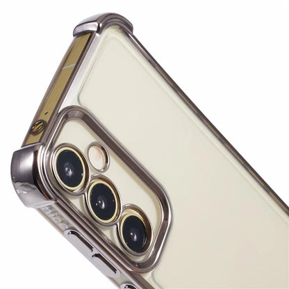 For Samsung Galaxy A54 5G Phone Case Heart Pattern Edge Electroplating TPU Phone Back Cover