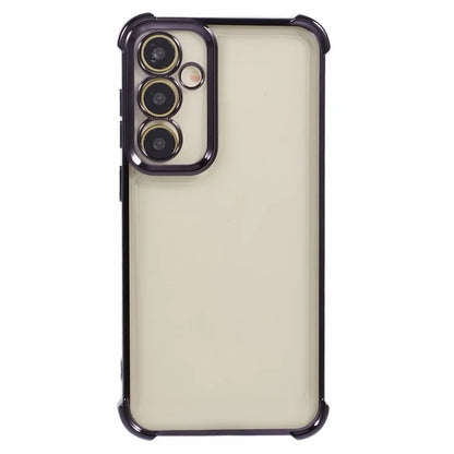 For Samsung Galaxy A34 5G TPU Case Side Heart Pattern Electroplating Soft Phone Cover