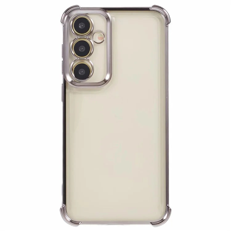 For Samsung Galaxy A34 5G TPU Case Side Heart Pattern Electroplating Soft Phone Cover