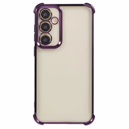 For Samsung Galaxy A34 5G TPU Case Side Heart Pattern Electroplating Soft Phone Cover