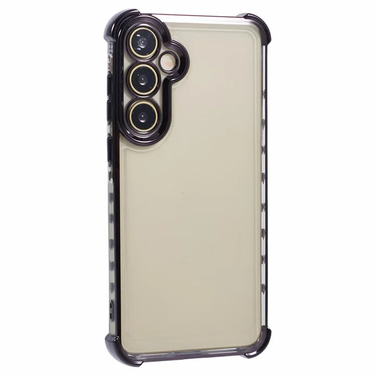 For Samsung Galaxy A15 5G Slim Case Heart Pattern Edge Electroplating TPU Phone Cover